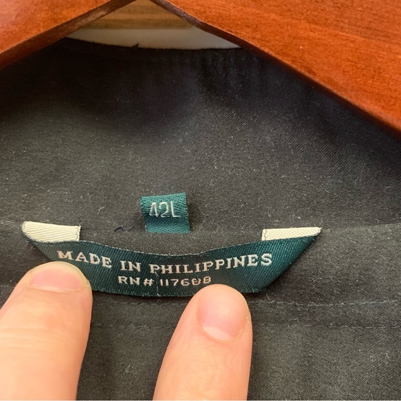 BNWT Ralph Lauren Black Trench coat with removable lining! Men’s sz 42 L! - Picture 6 of 9